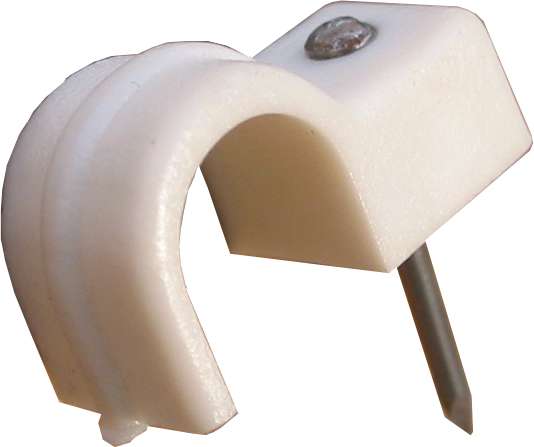 TVAR.cz - Produkt Cable Clip 9 mm with Nail
