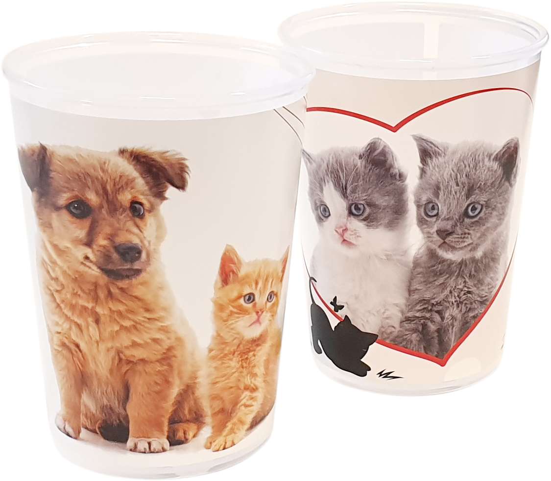 Cup 2,5 dl - pet animals